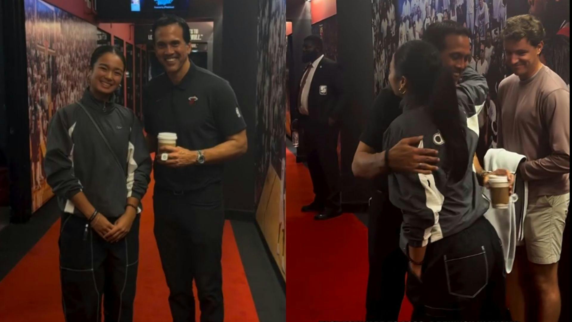 Alex Eala links up with Heat coach Erik Spoelstra ahead of Miami Open return 
